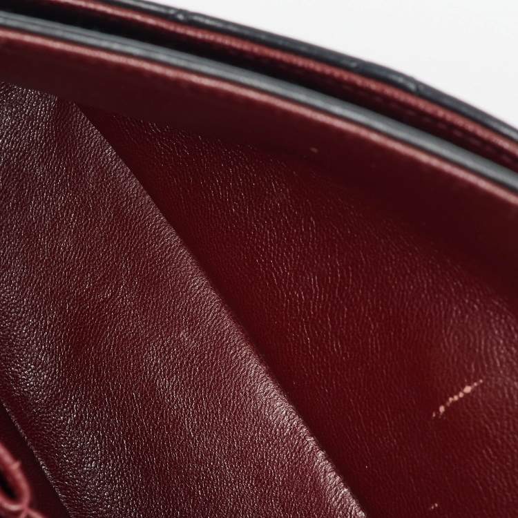 Pre Owned Chanel Black Quilted Leather Medium Classic Double Flap Bag