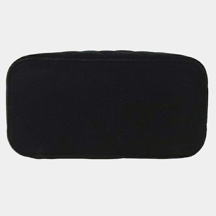 Pre Owned Chanel Black Velvet Vanity crossbody Bag