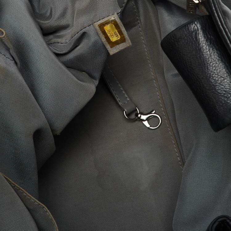 Pre Owned Chanel Black Leather Coco Bengal Shopping Tote