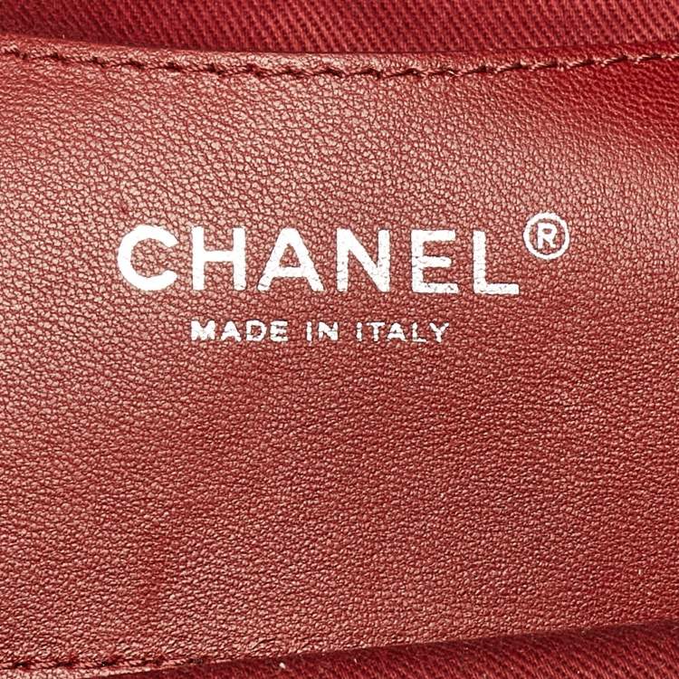 Pre Owned Chanel Olive Green Quilted Caviar Medium Just Mademoiselle Bowler Bag