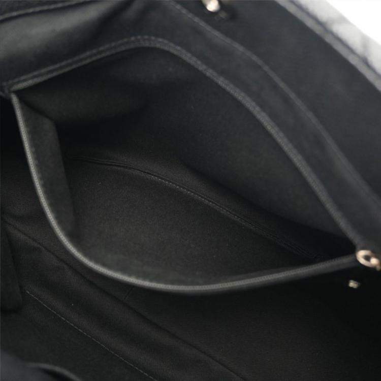 Pre Owned Chanel Black Leather Timeless CC Soft Tote Bag