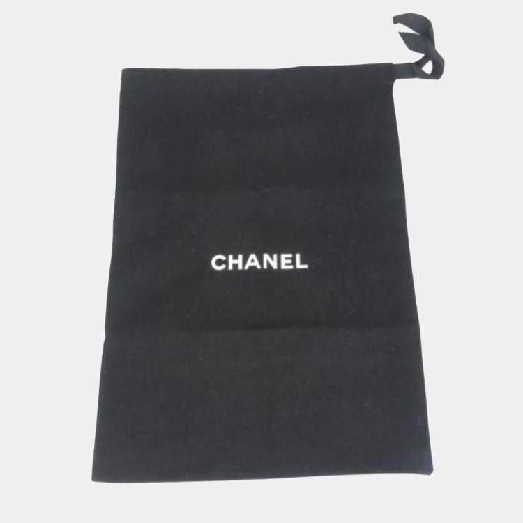 Pre Owned Chanel Black Jacquard Nylon New Travel Line Shoulder Bag