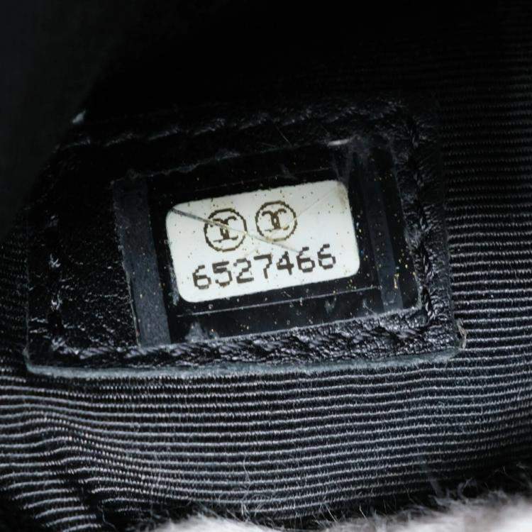 Pre Owned Chanel Black Caviar Skin Medallion Tote Bag