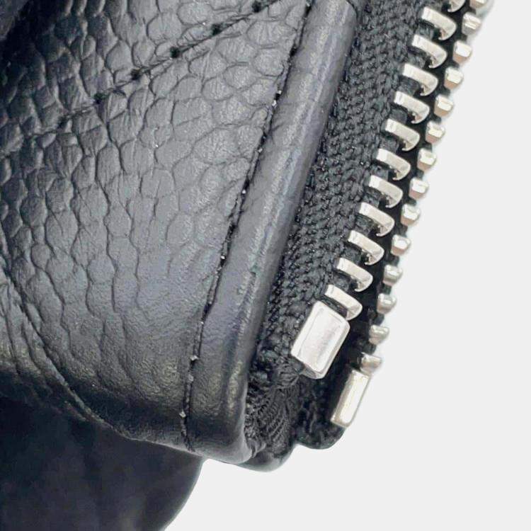 Pre Owned Chanel Black Caviar Leather Multi-Pocket Business Bag 