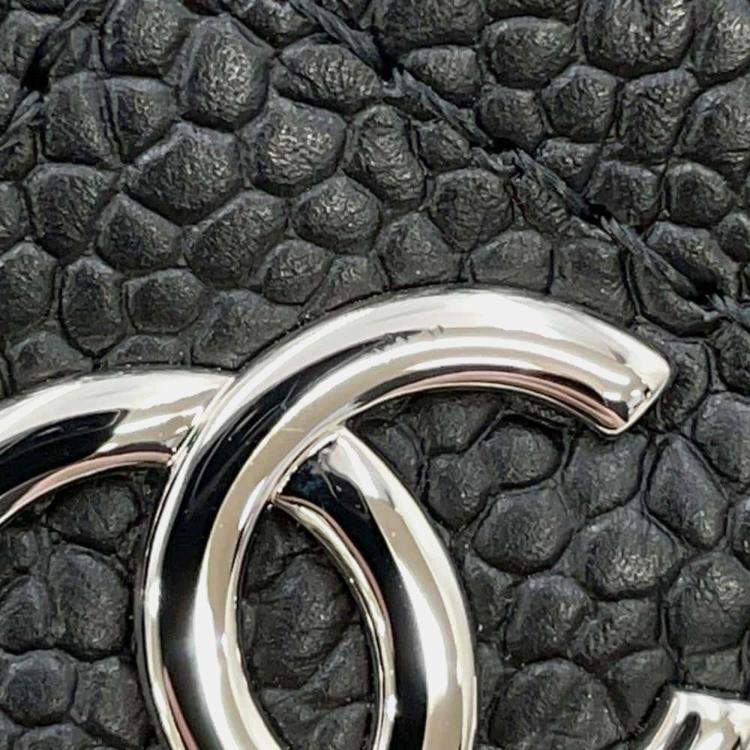 Pre Owned Chanel Black Caviar Leather Multi-Pocket Business Bag 