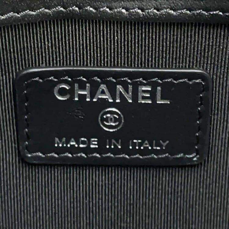 Pre Owned Chanel Black Caviar Leather Multi-Pocket Business Bag 