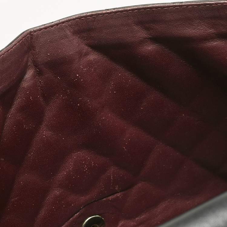 Pre Owned Chanel Black Quilted Leather Maxi Classic Single Flap Bag