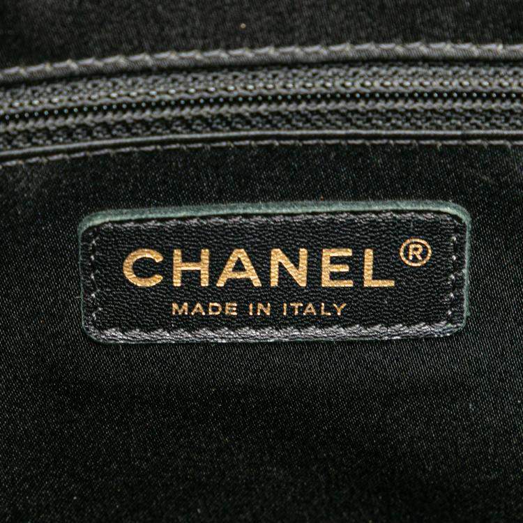 Pre Owned Chanel Black Caviar Grand Shopping Tote XL