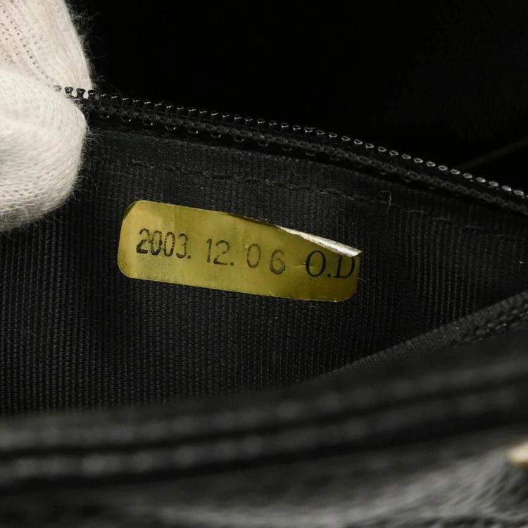 Pre Owned Chanel Black Calfskin Petite Shopping Tote Tote Bag