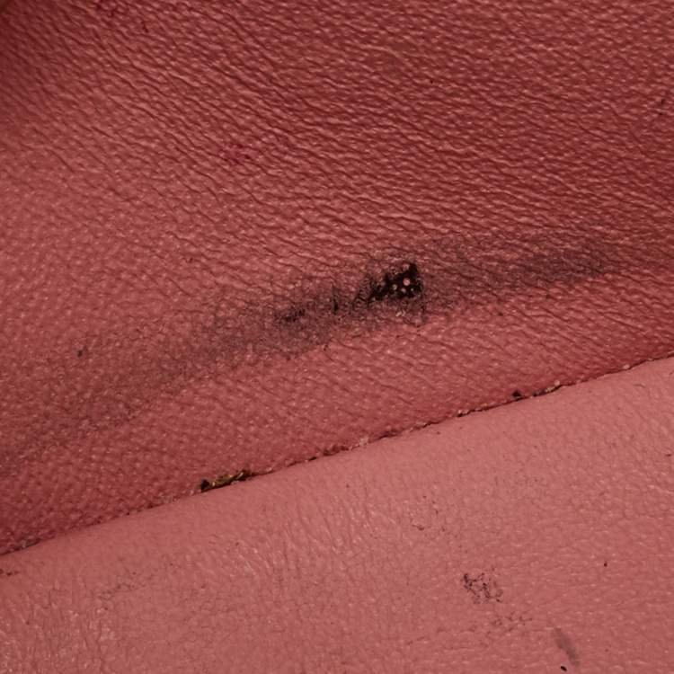 Pre Owned Chanel Pink Quilted Leather Mini Rectangle Classic Single Flap Bag