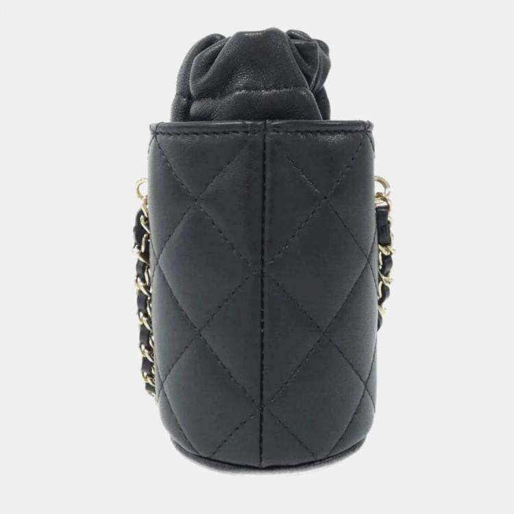 Chanel Black Quilted Mini Bucket Shoulder Bag Chanel | TLC