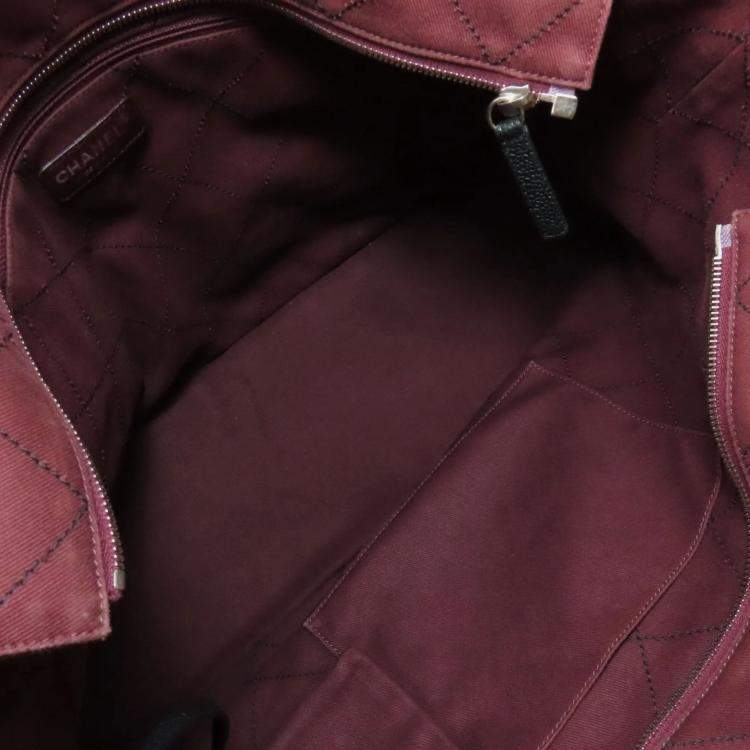 Pre Owned Chanel Matelasse Tote Bag Grained Calfskin