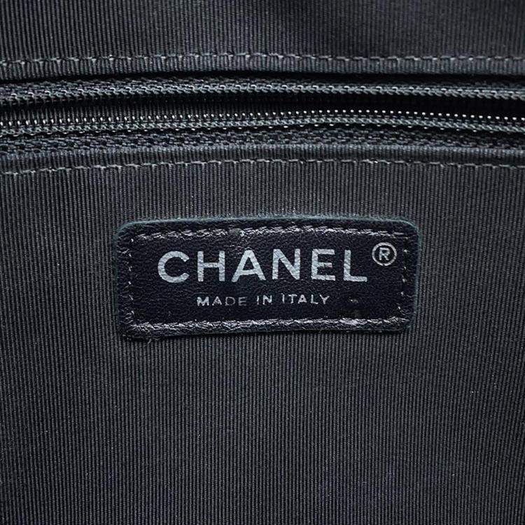 مملوكة مسبقًا Chanel Black/Multicolor Tweed Lambskin Girl Chain Shoulder Bag 