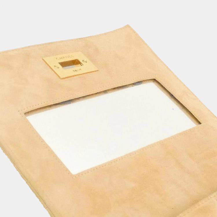 Pre Owned Chanel Beige suede Handbag