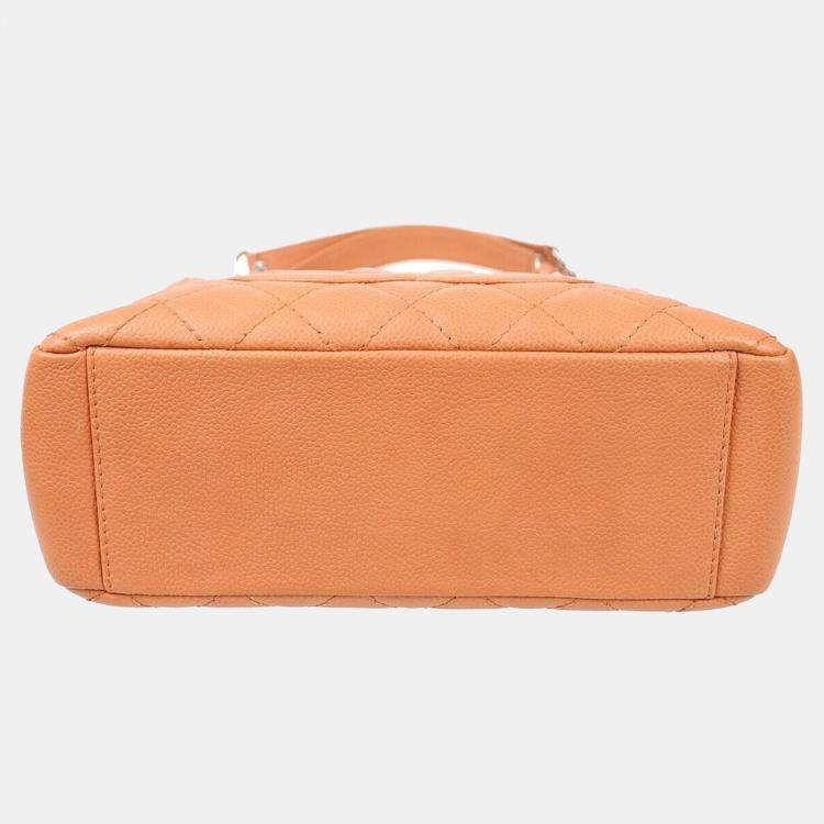 مملوكة مسبقًا Chanel Pink Calfskin Petite Shopping Tote Handbag 