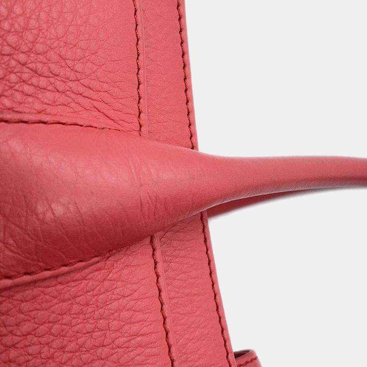 Pre Owned Chanel Pink Leather Executive Tote 
