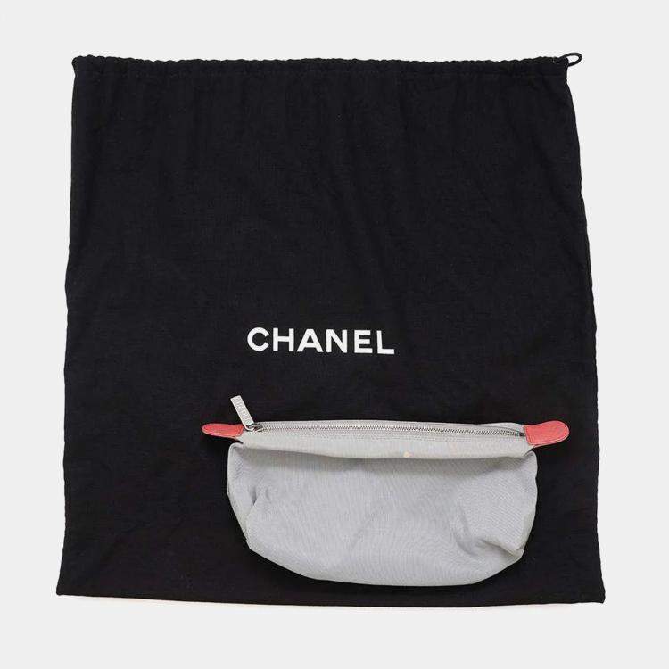 Pre Owned Chanel Pink Leather Executive Tote 
