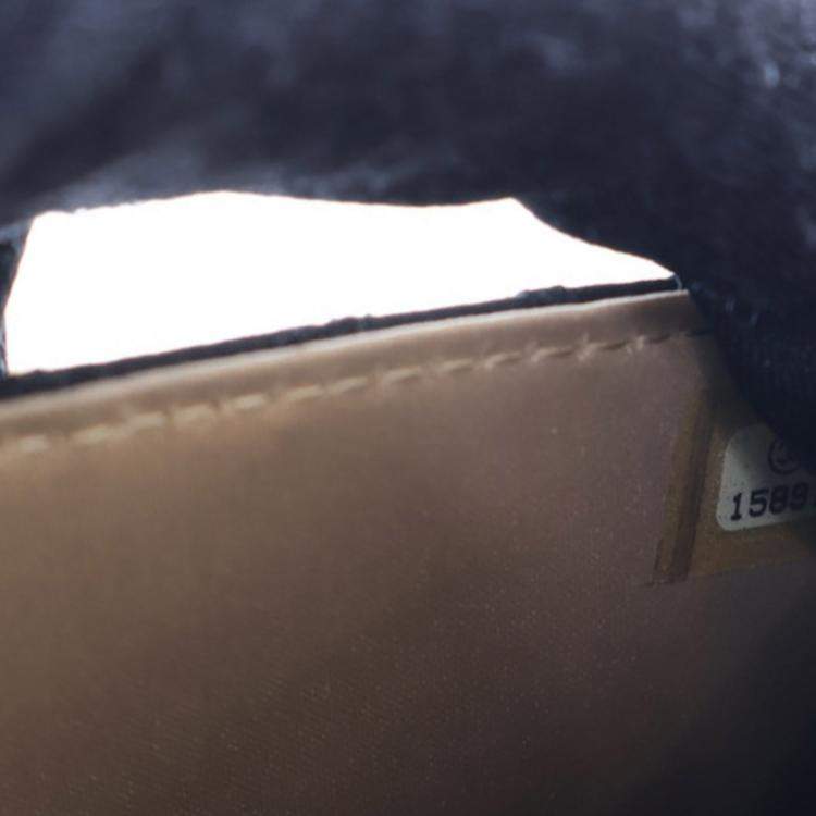 Pre Owned Chanel Bicolor Satin Diamond Stitch Wallet On Chain (WOC)