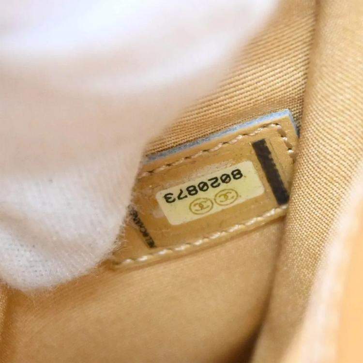 Pre Owned Chanel Beige Calfskin Medallion Tote Bag