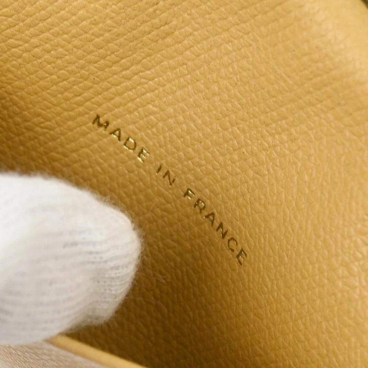 Pre Owned Chanel Beige Calfskin Small Six Hook Key Case