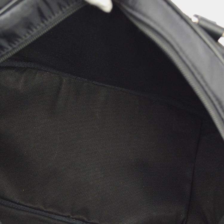 Pre Owned Chanel Black Nylon and Calfskin Paris-New York Duffle Bag