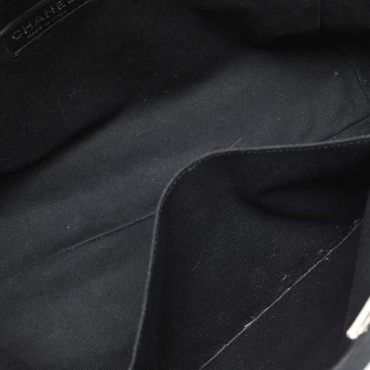 Pre Owned Chanel Grey Canvas Medium Deauville Shopper Tote