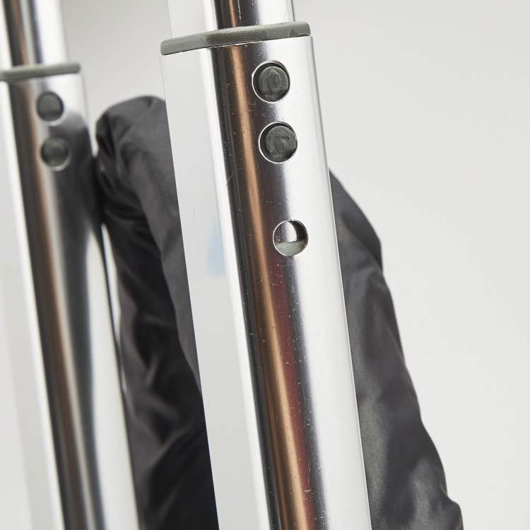 Pre Owned Chanel Black Quilted Nylon Coco Cocoon Rolling Trolley Case