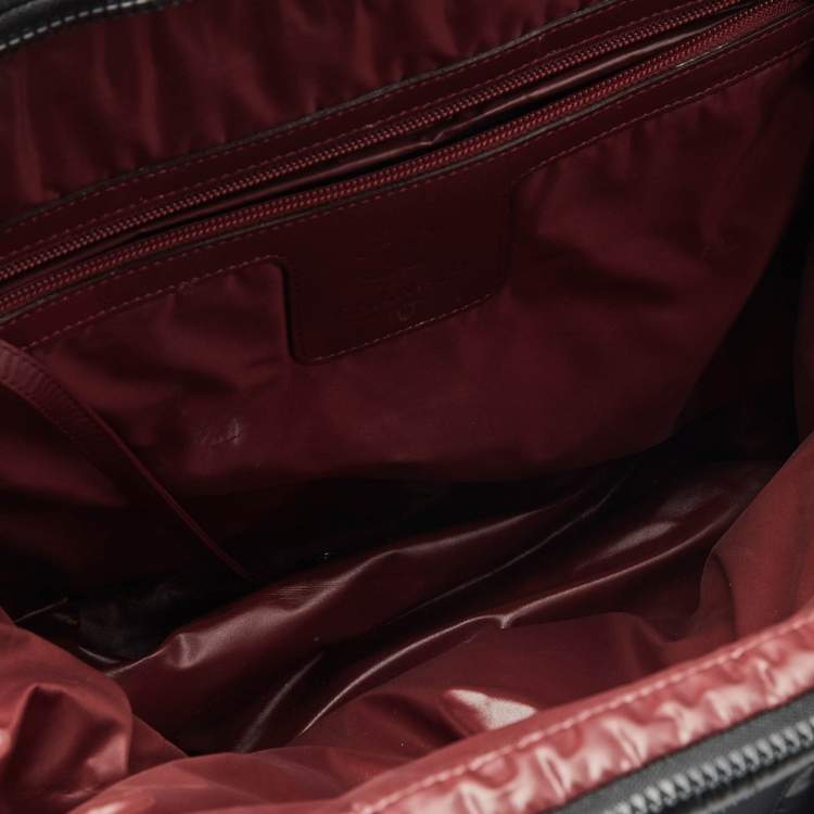 Pre Owned Chanel Black Quilted Nylon Coco Cocoon Rolling Trolley Case