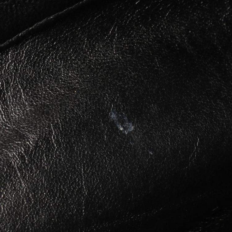 Pre Owned Chanel Black  Lambskin Vintage CC Chain Tote Bag XL 