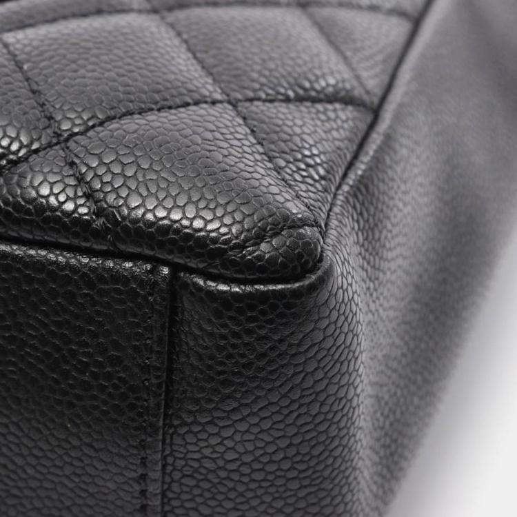 Pre Owned Chanel Black Leather PST Chain Shoulder Bag
