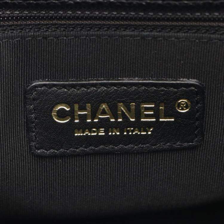 Pre Owned Chanel Black Leather PST Chain Shoulder Bag