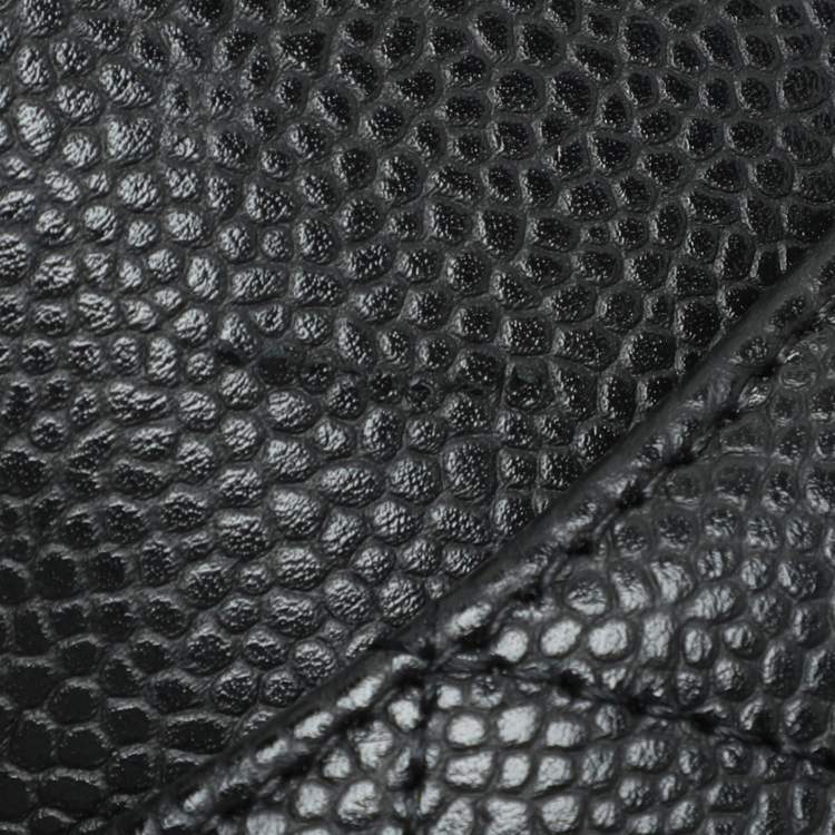 Pre Owned Chanel Black Quilted Leather Jumbo Classic Double Flap Bag