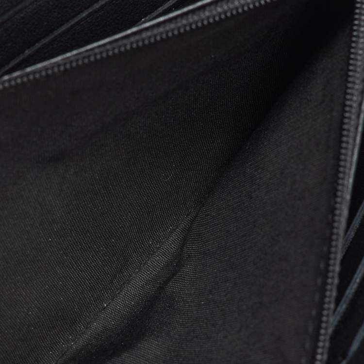 Pre Owned Chanel Black Caviar Leather CC Timeless Continental Wallet