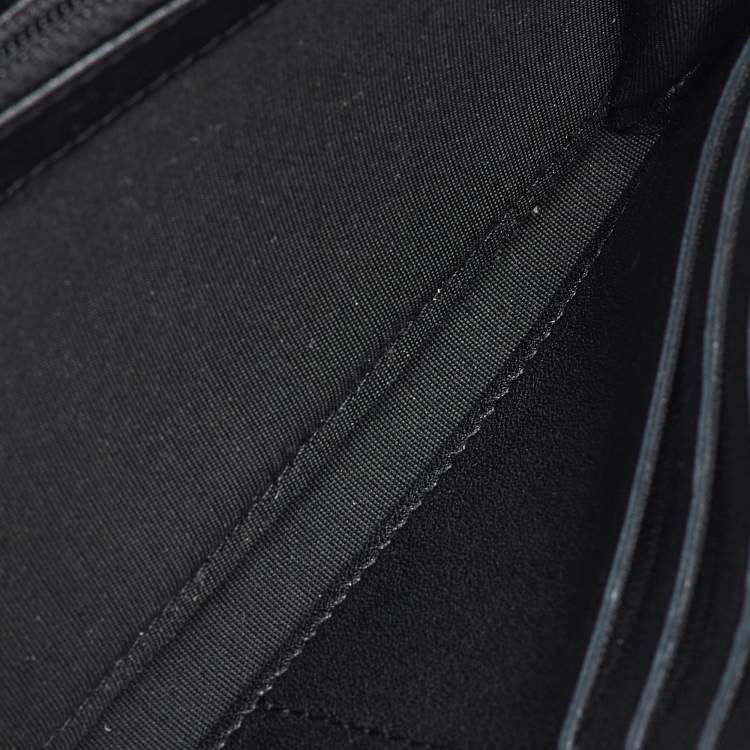 Pre Owned Chanel Black Caviar Leather CC Timeless Continental Wallet