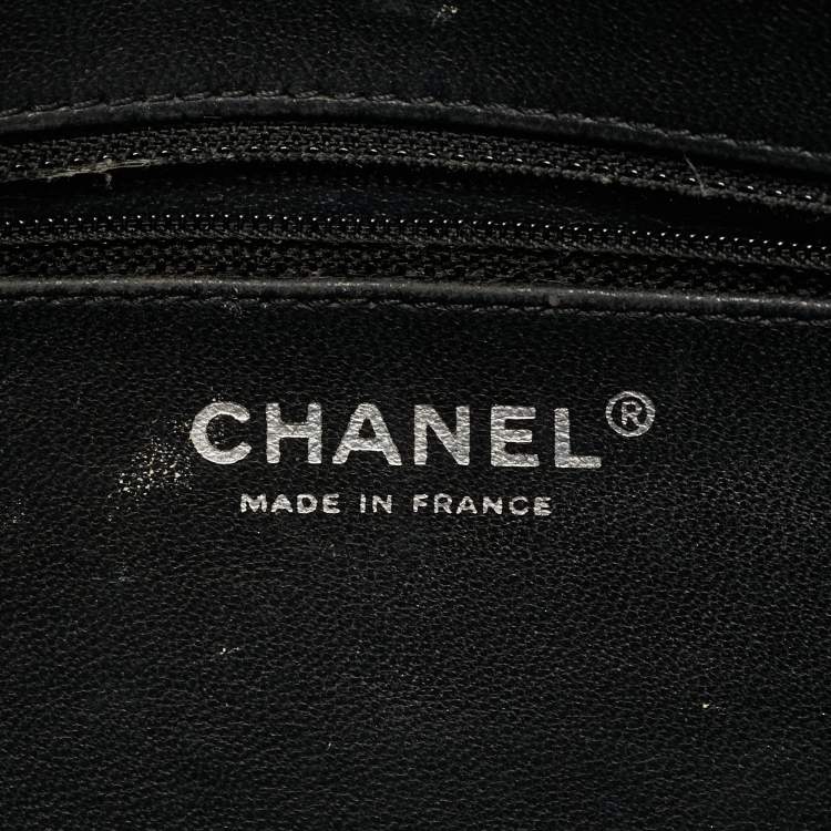 Pre Owned Chanel Black Quilted Leather Modern Chain Flap Bag