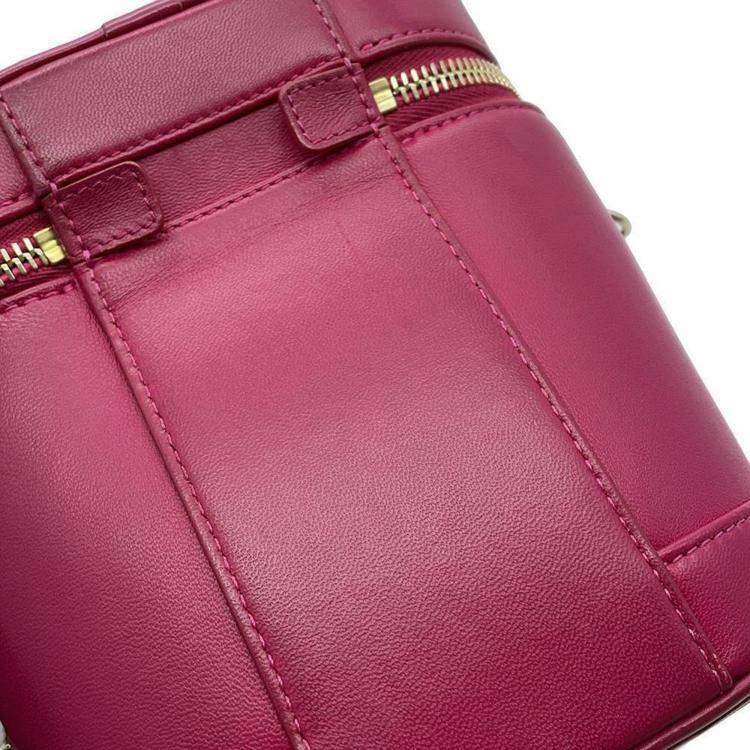 Pre Owned  Chanel CC Mania Vanity Lambskin Shoulder Bag 