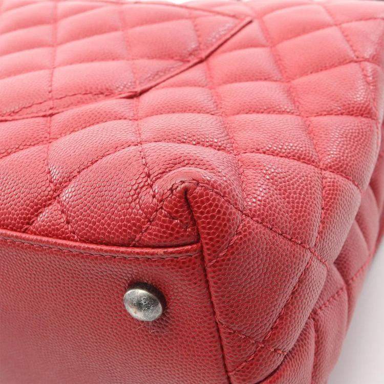 Pre Owned Chanel Coco Handle Matelasse Leather Shoulder Bag
