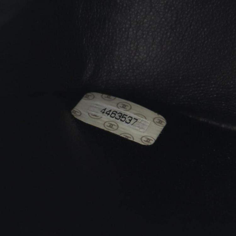 Pre Owned Chanel Jumbo Single Flap Black Lambskin Shoulder Bag