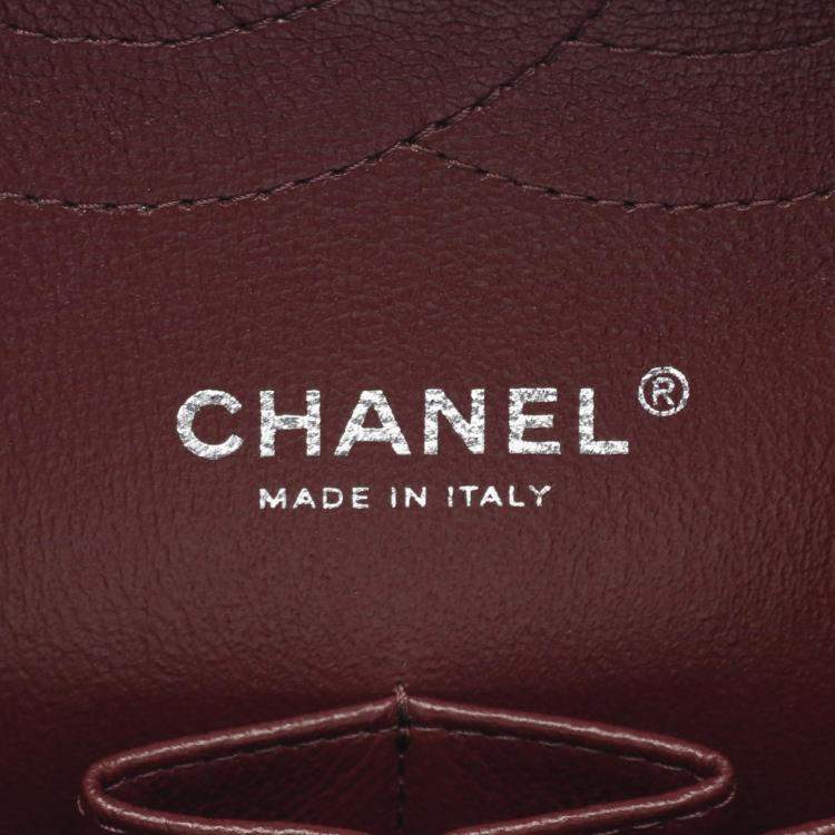 Pre Owned Chanel Classic Double Flap Jumbo Black Quilted Lambskin Shoulder Bag