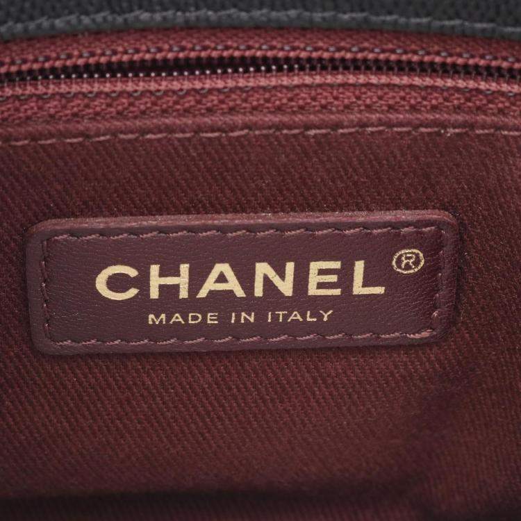 Pre Owned Chanel Coco Handle Black Leather Shoulder Bag