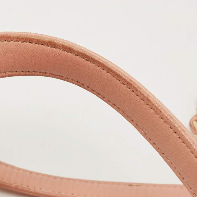 Pre Owned Chanel Pink Quilted Leather Small Trendy CC Top Handle Bag