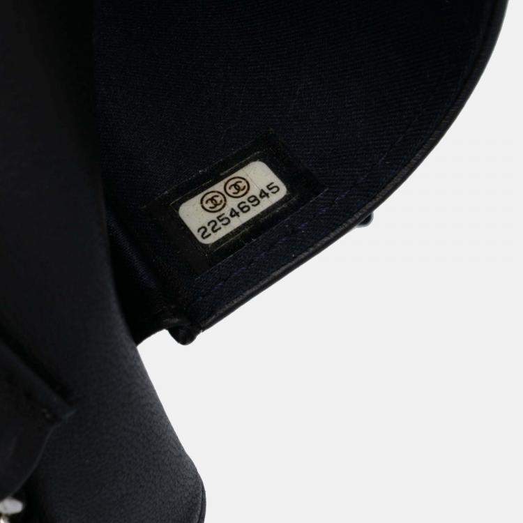 Pre Owned Chanel Lambskin Airlines Wallet On Chain