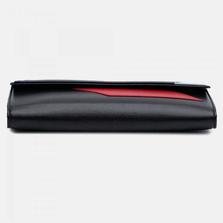 Pre Owned Chanel Lambskin Airlines Wallet On Chain