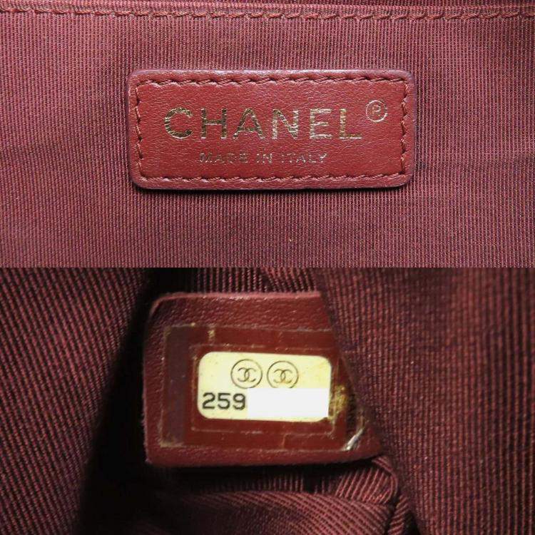 Pre Owned Chanel Paris Hamburg Black Wool Body Bag