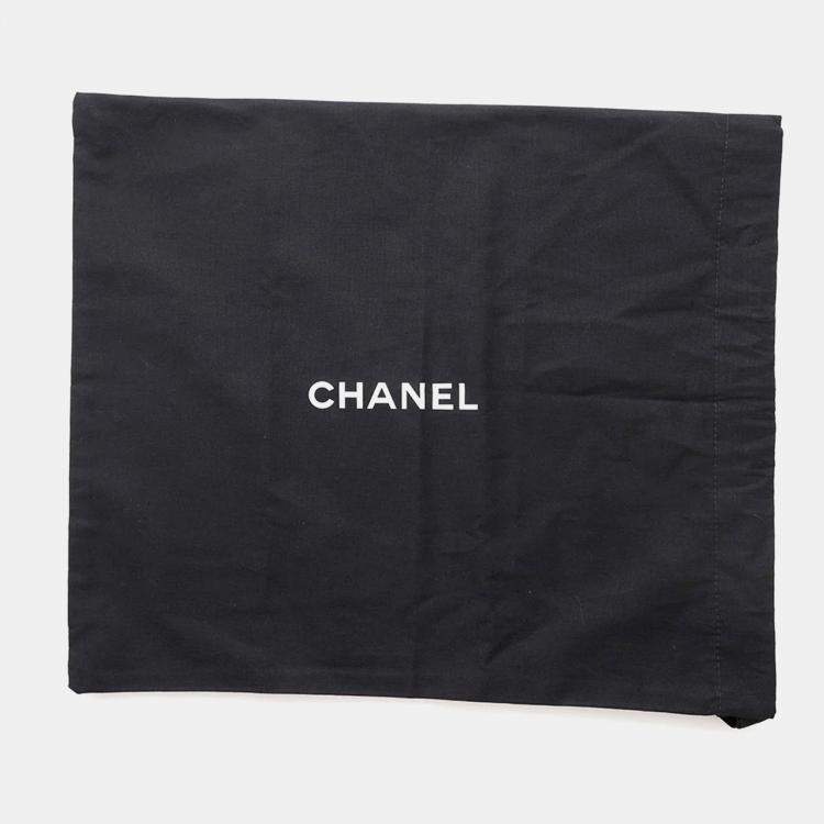 Pre Owned Chanel Matelasse Black Lambskin Chain Shoulder Bag 
