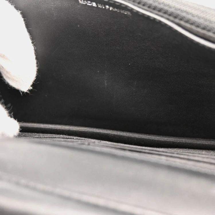 Pre Owned  Chanel Timeless WOC Black Calfskin Wallet On Chain Bag