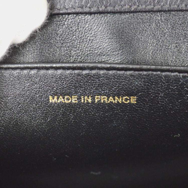 Pre Owned Chanel CC Timeless Black Calfskin Chain Tote Bag