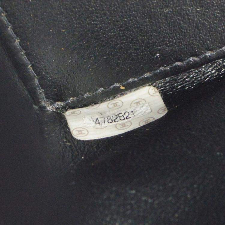 Pre Owned Chanel CC Timeless Black Calfskin Chain Tote Bag