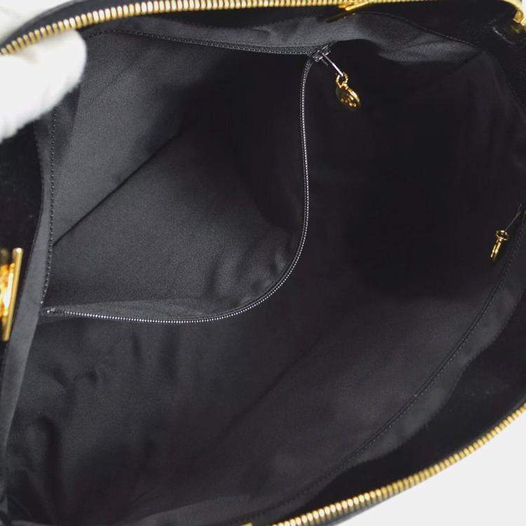 Pre Owned Chanel CC Timeless Black Calfskin Chain Shoulder Bag
