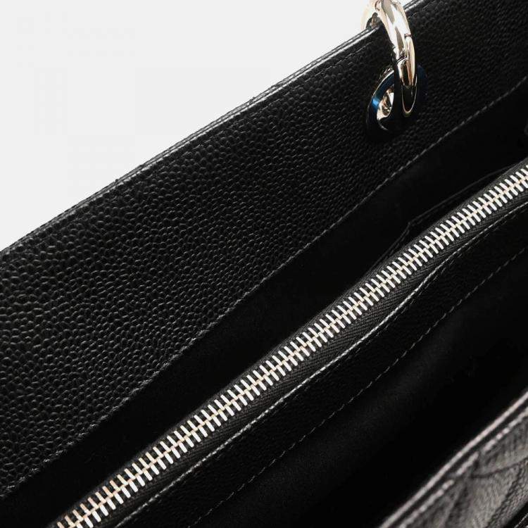 Pre Owned Chanel  GST XL Black Calfskin Grand Shopping Tote Bag
